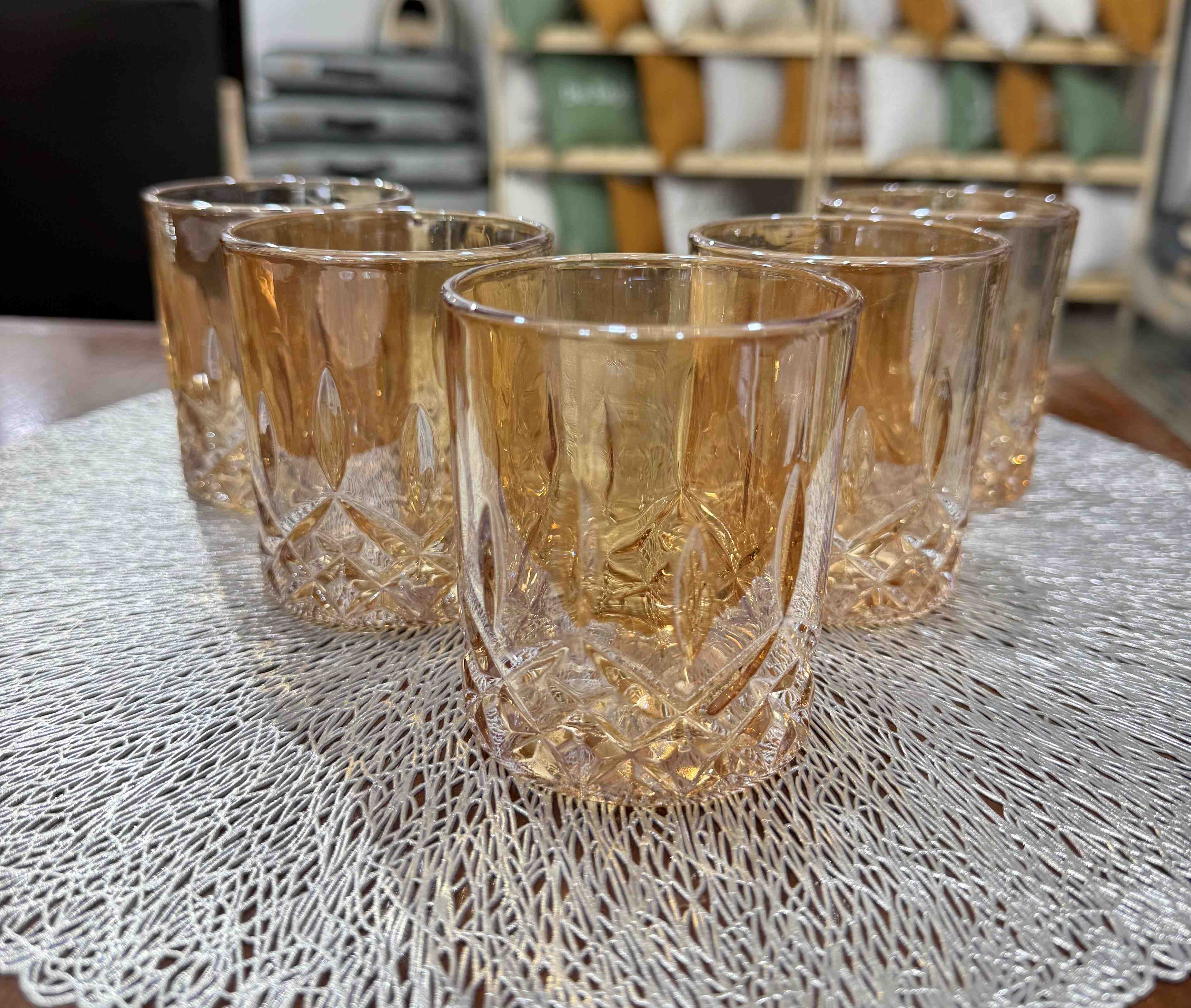 SET X 2 VASOS DELI AMBAR