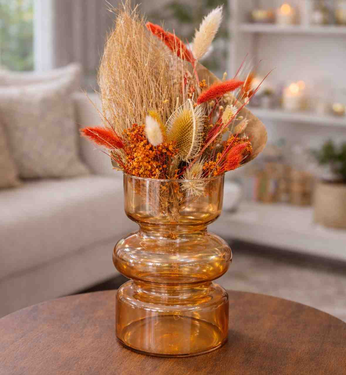 FLORERO ONDA AMBAR 18x10