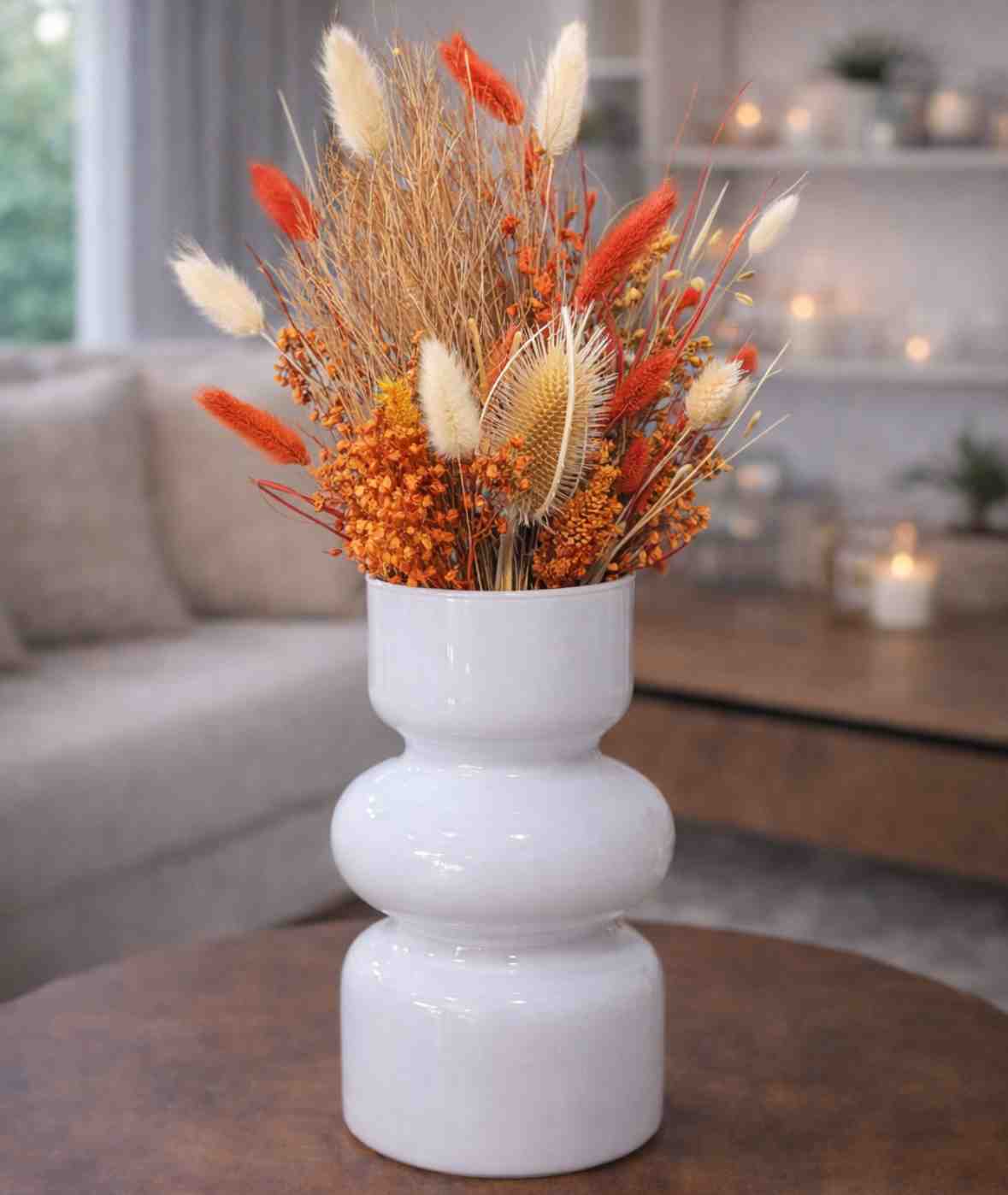 FLORERO ONDA BLANCO 18x10