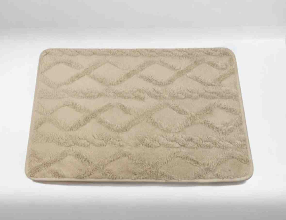 ALFOMBRA TRENZA BEIGE 80X50CM