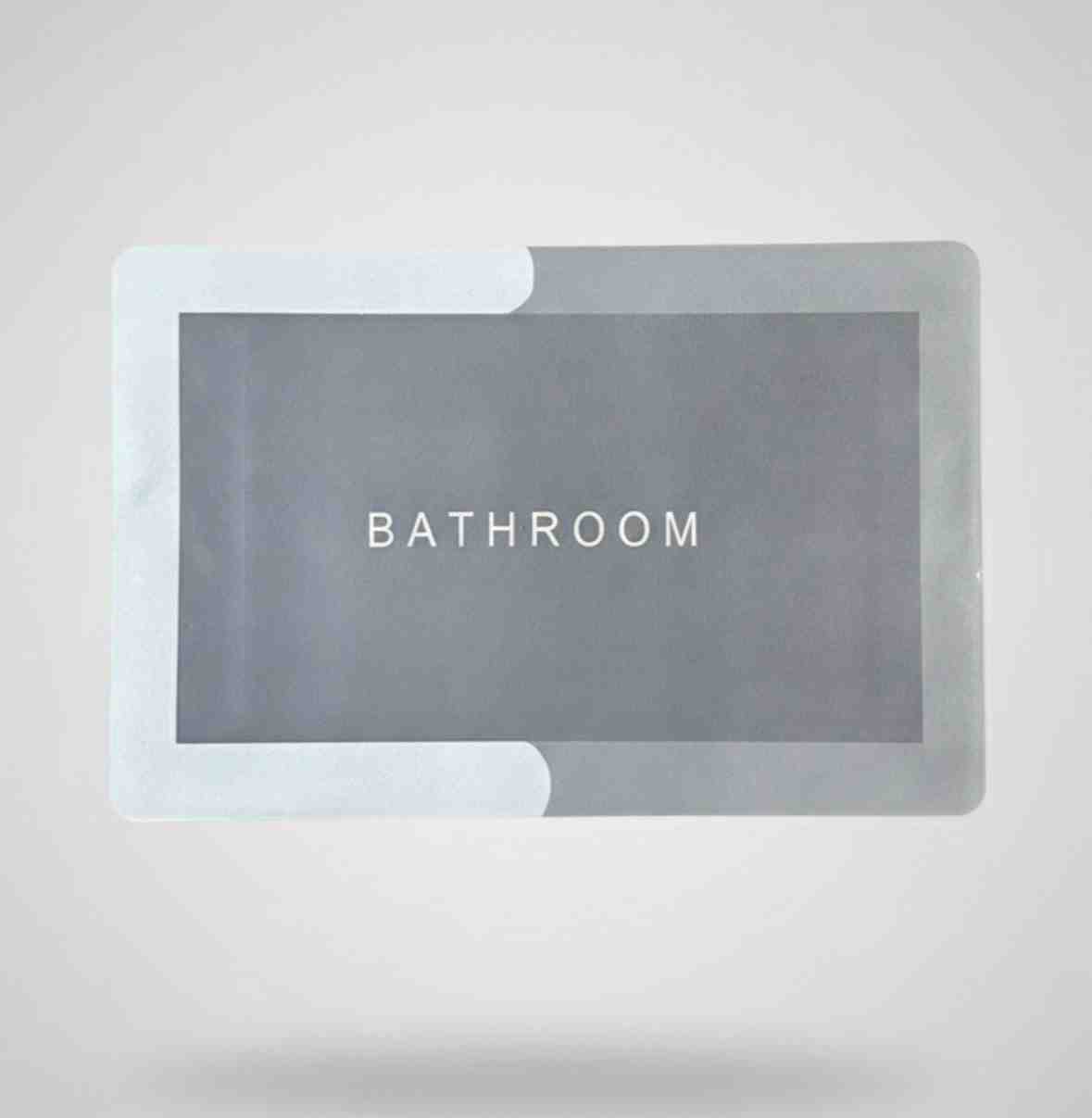 ALFOMBRA BATHROOM GRIS 60X40