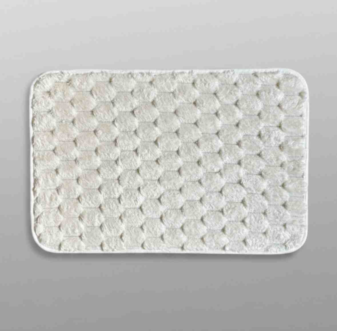 ALFOMBRA PANAL CREMA 60X40