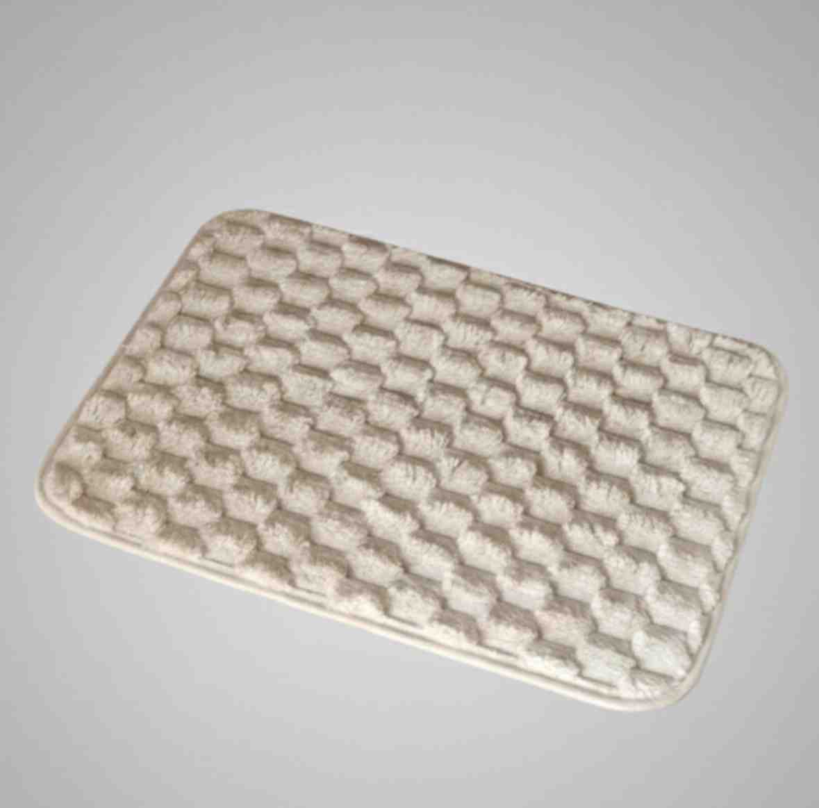 ALFOMBRA PANAL BEIGE 60X40