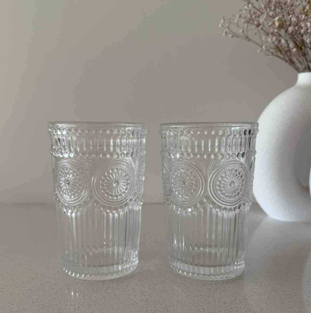 VASOS ARABESCOS ALTOS SET X 2 380ML