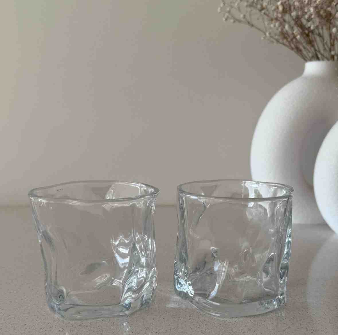 VASOS ONDAS CRISTAL SET X 2 300ML