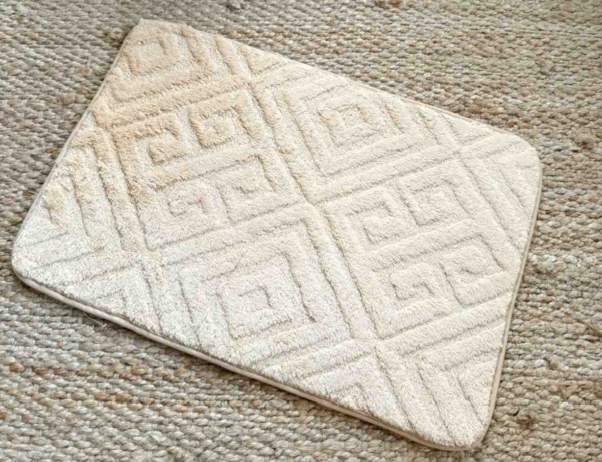 ALFOMBRA BAÑO GRECIA BEIGE 60X40