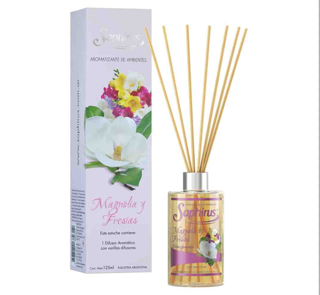 SAPHIRUS  MAGNOLIA Y FRESIAS DIFUSOR AROMATICO 125ML