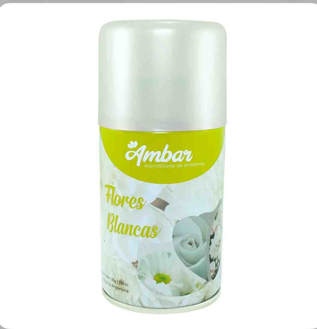 AMBAR FLORES BLANCAS AROMATIZADOR DE AMBIENTE 280CC