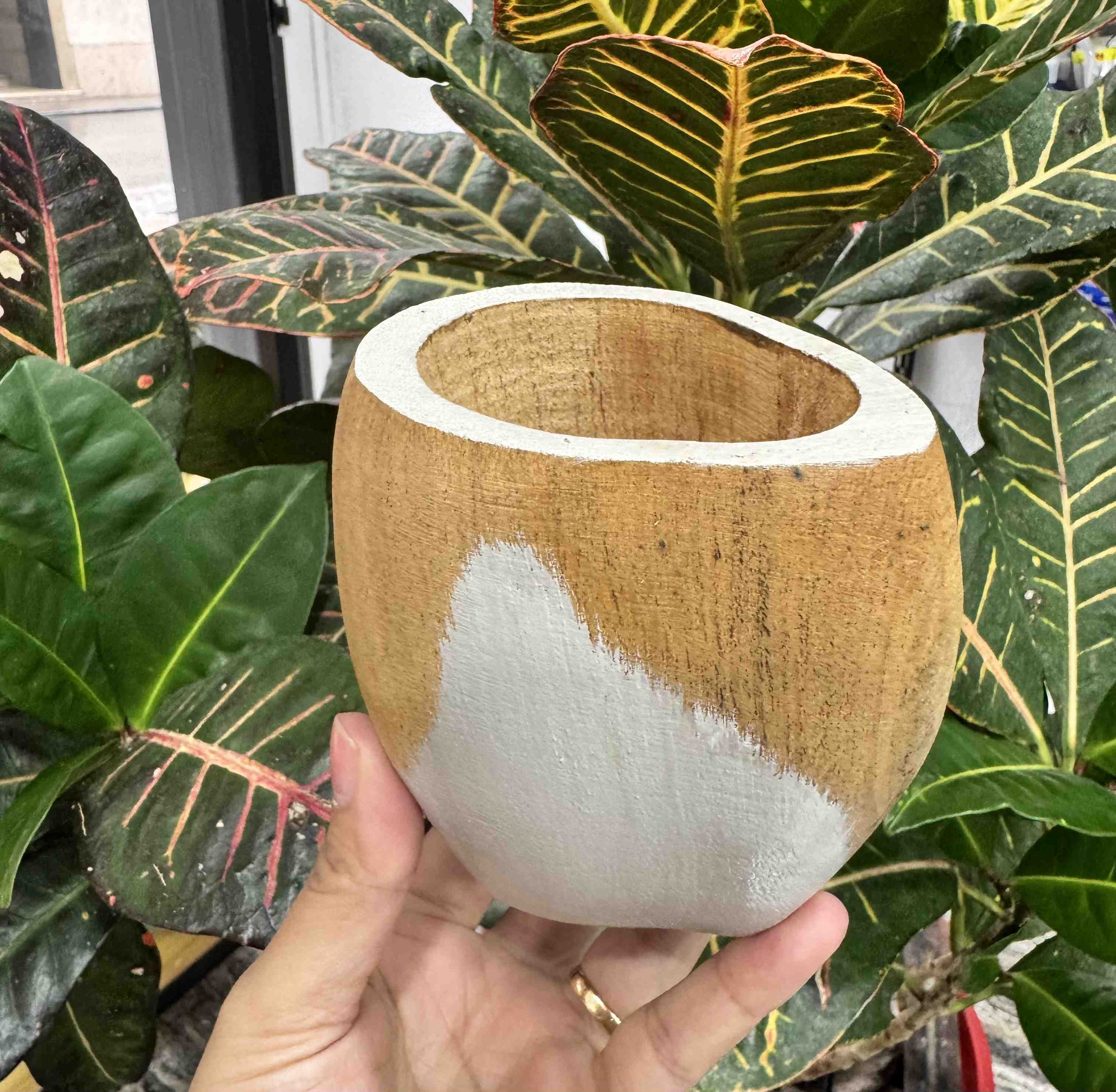 MATE RANCHERO ALGARROBO DETALLES  BLANCO