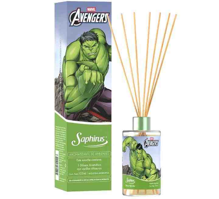 SAPHIRUS INFANTIL AVENGERS SIMIL BERGAMOTA DIFUSOR AROMATICO 125ML