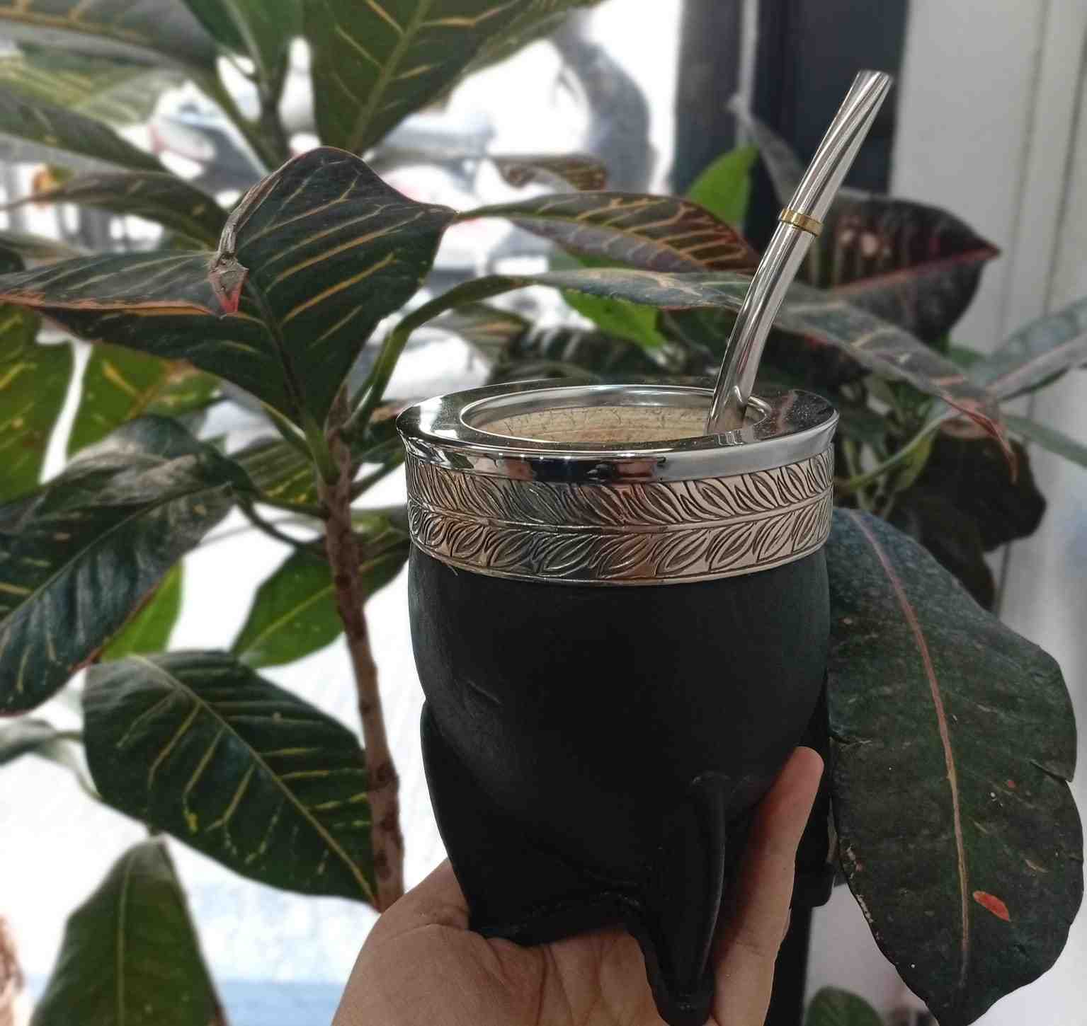 MATE IMPERIAL LISO NEGRO